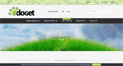 Desktop Screenshot of doget.si