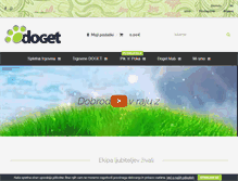 Tablet Screenshot of doget.si